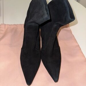 Stuart Weitzman velvet ankle boots